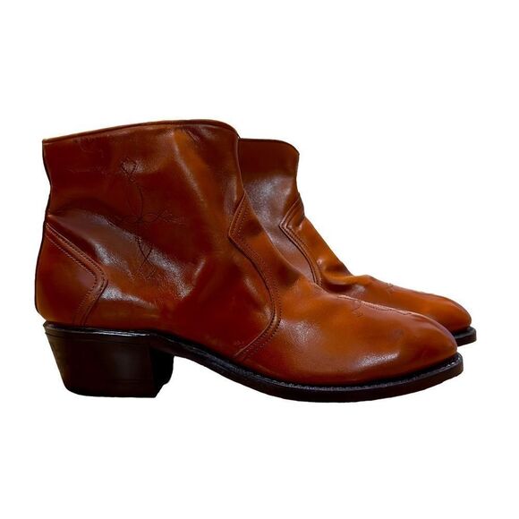 HY-TEST 4253 Vintage Ankle Leather Work Boots Size 9 C - Picture 3 of 16